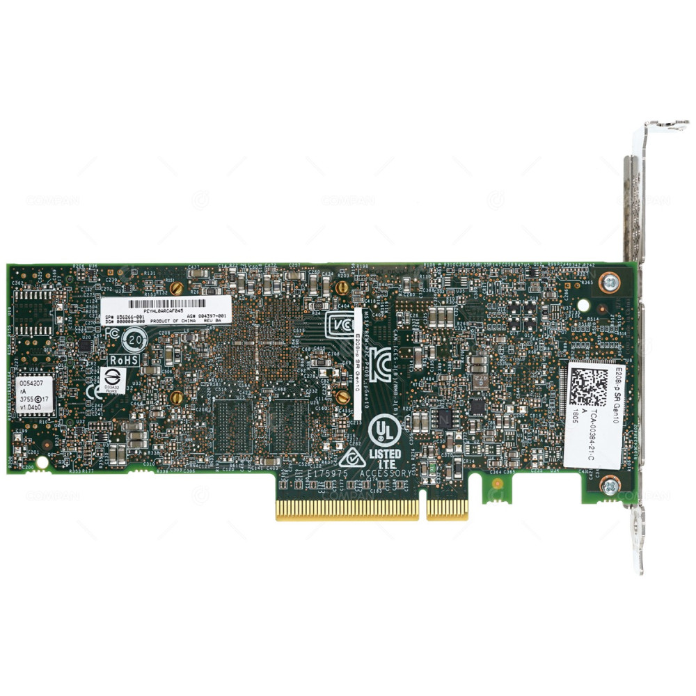 836266-001 HPE SMART ARAY E208I-P SR 8-PORT 12G SAS RAID CONTROLLER DL380 G10